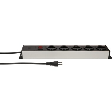 Max Hauri Power Strip Power Line 5x Type 13 Gray/Black