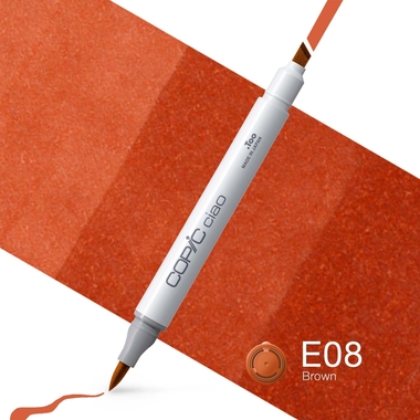 COPIC Marker Ciao 22075247 E08 - Brown
