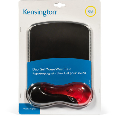 KENSINGTON Gel-Mousepad Duo 62402 blk/red