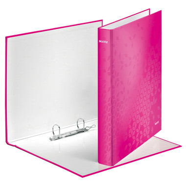 LEITZ Classeur à anneaux WOW A4 42410023 pink