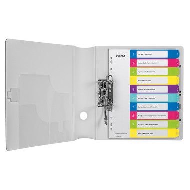 LEITZ Registro PP A4+ 12430000 multicolor 1-10