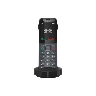 Gigaset Schnurlostelefon Comfort 600 SIM Schwarz/Grau