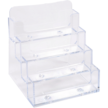 EXACOMPTA Detent. carte de visite 71158D transparent 102x109x107mm