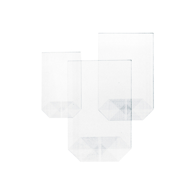 BÜROLINE Kreuzboden-Beutel 120x225mm 423052 transparent 100 Stück