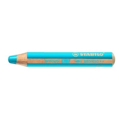 STABILO Crayon couleur Woody 3 in 1 880/450 cyan