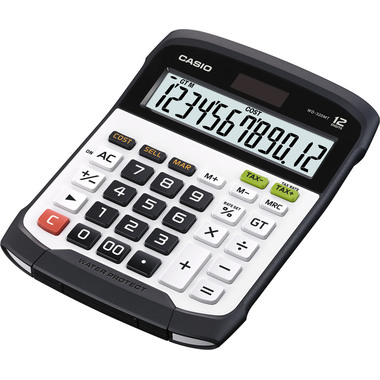 CASIO Tischrechner WD-320MT anzeigend