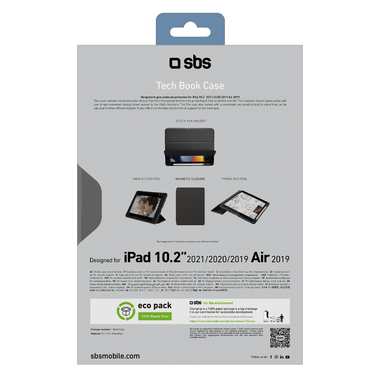 Schutzhülle in Buchform für iPad 10.2 2021/2020/2019/Air 2019