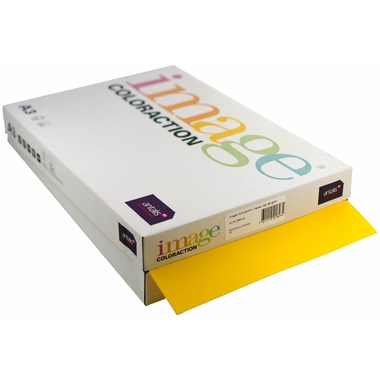 IMAGE COLORACTION Kopierpapier Hawaii A3 266412 80g, intensivgelb 500 Blatt
