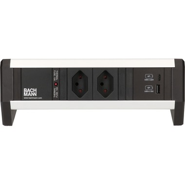 Bachmann multipresa da tavolo DESK 1, 2x T13, 1x USB A/C
