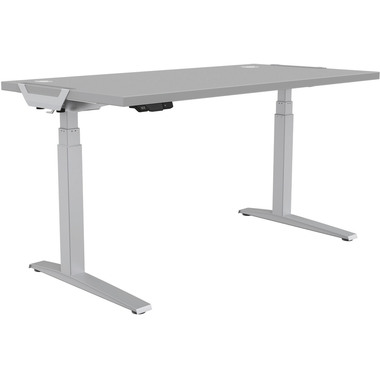 FELLOWES Hubtischgestell Levado 8802001 silber, höhenverstellbar