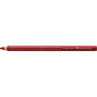 FABER-CASTELL Crayon de couleur Jumbo Grip 110992 rouge