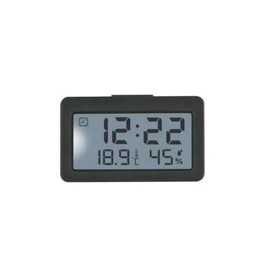 TFA Dostmann Digital Alarm Clock Mini Black