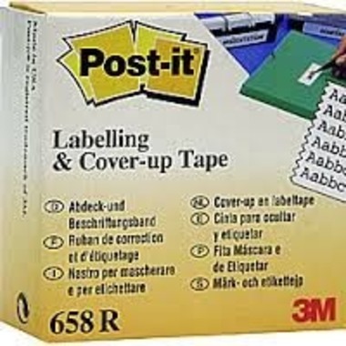 POST-IT Nastro iscrizione 658R 6x25,4mmx17,7m