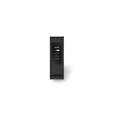 snom Téléphone de bureau HD300A, téléphone analogique pour hôtel Noir