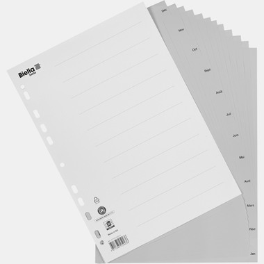 BIELLA Register PP A4 47141491U grau Déc-Jan FR