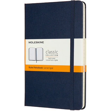 MOLESKINE Taccuino Medium HC 18,2x11,8cm 626666 rigato, saphire, 208 pagine