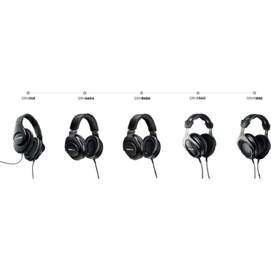 Shure Over-Ear-Kopfhörer SRH440A Schwarz