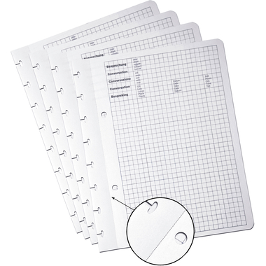 ADOC Ersatzblätter A4 2810.055 kariert 100 Blatt