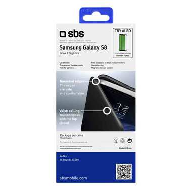 Book case with Samsung Galaxy S8 stand function