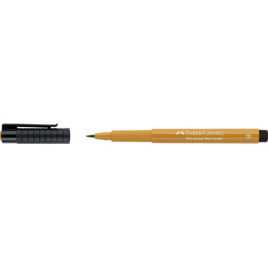 FABER-CASTELL Pitt Artist Pen Brush 2.5mm 167468 grüngold