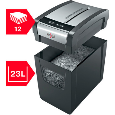 REXEL Destructeur docum. Momentum 2104574EU x312-SL, P-3, 23lt