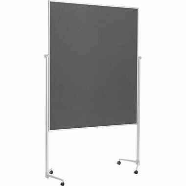 MAGNETOPLAN Design-Moderatorentafel Evo+ 1151101 Filz, grau 1200x1500mm