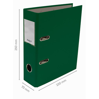 BIELLA Classeur Plasticolor 7cm 10750730U vert A5