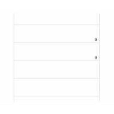 INGOLD-BIWA Inserto p. class. anello A4 02.342.91 bianco 90g 9mm fod. 500 fogli