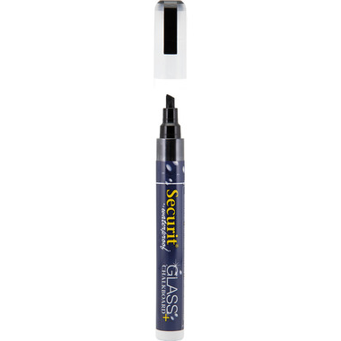 SECURIT Marker Gesso 2-6mm SMA610-BL nero, impermeabile