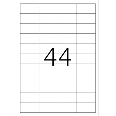 HERMA Etichette PREMIUM 48.3x25.4mm 4272 bianco,perm. 4400 pz./100 f.