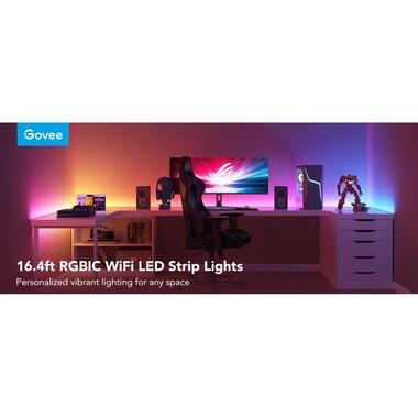 Govee LED Strip Basic, 10 m, RGBIC, Wi-Fi + Bluetooth