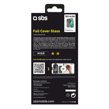 Glas Displayschutz für iPhone 12 Pro Max von SBS