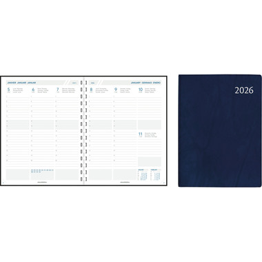 AURORA Agenda Alaska Business 2026 2911P 1W/2S ass. ML 15M 17.5x22.5cm