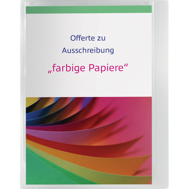KOLMA Cartelle Vario A4 XL 11.009.00 trasp.,KolmaFlex 40 fogli