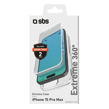 Cover 360° trasparente per iPhone 15 Plus | SBS