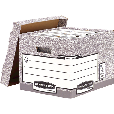 FELLOWES BankersBox Standard 00810-FFEU grigio/bian. 335x292x404mm