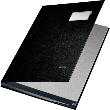 LEITZ Raccoglitore per firme A4 57010095 nero 10 compart.