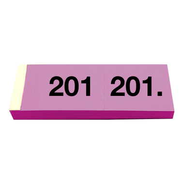 SIMPLEX Garderobenblock 201-300 13090 pink 100 Blatt