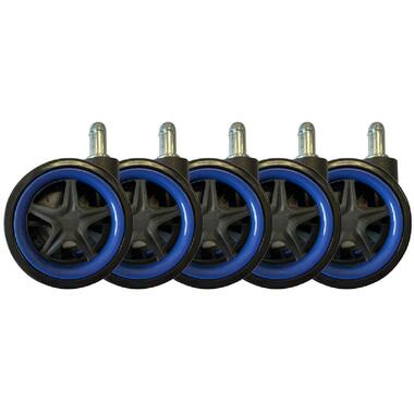 LC-Power Ruote LC-CASTERS-DRIFT Set da 5 Blu