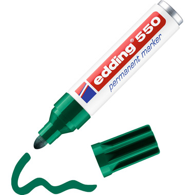 EDDING Permanent Marker 550 3-4mm 550-4 grün