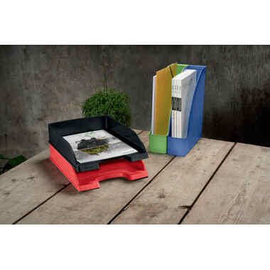 LEITZ Corbeille Courrier Recycle A4 5227-50-30 bleu CO2 neutre