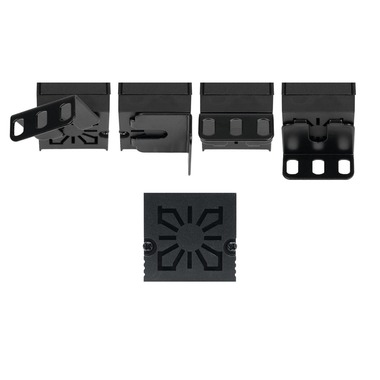 STEFFEN Steckdosenleiste Alu Modular 6x T13 mit FI-LS