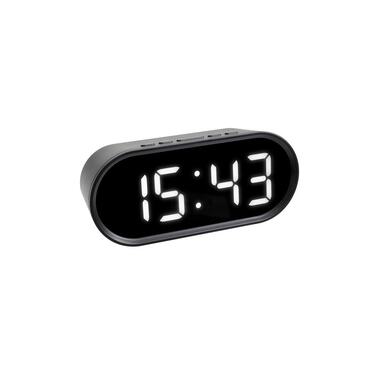 TFA Dostmann Digital Alarm Clock Black/White
