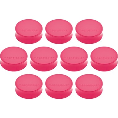 MAGNETOPLAN Aimant Ergo Large 10 pièces 1665018 pink 34x17.5mm