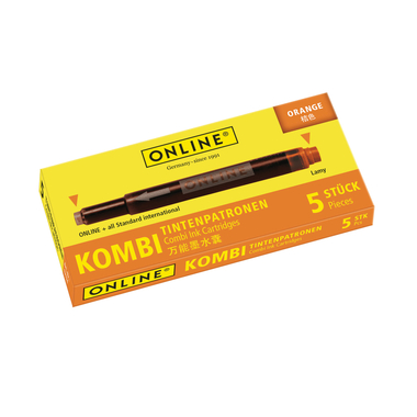 ONLINE Tintenpatronen Kombi 17174/12 Orange 5 Stück