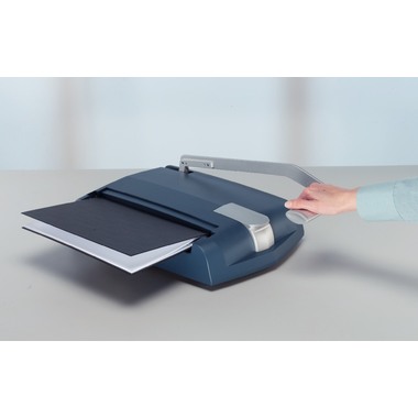 LEITZ Ent-Binder für impressBIND 140 74480000 silber/blau 50x7x340mm