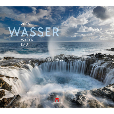 ACKERMANN Bildkalender 2026 2632 Wasser ML 54x48cm