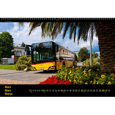 PostAuto-Kalender 2026 von Calendaria