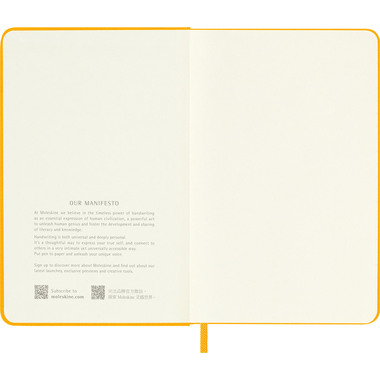 MOLESKINE Taccuino Color 9x14cm 56598853063 arancione, rigato, 192 p.