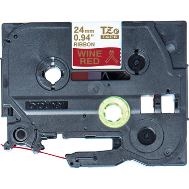 PTOUCH Nastro rosso/oro TZE-RW54 Sistemi Tze 24mm